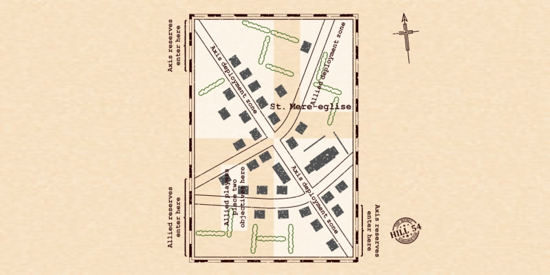 St. Mere Eglise Map