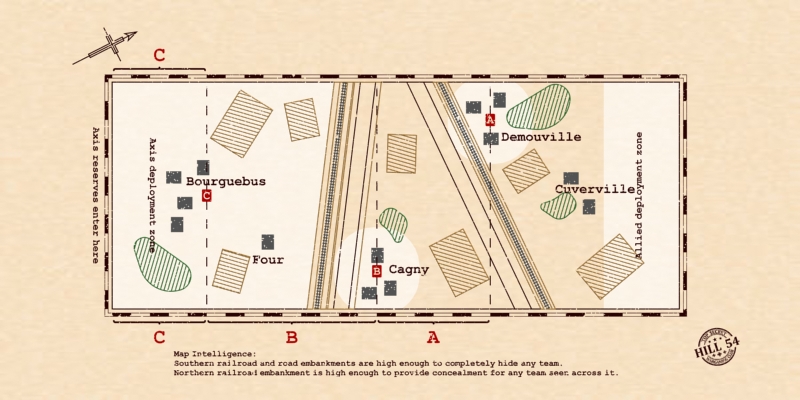 Bourgubus Ridge Map